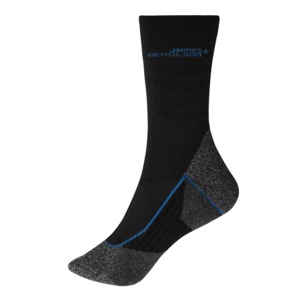 James&Nicholson zokni Worker Cool fekete-szürke-kék