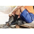 James&Nicholson zokni Worker Cool fekete-szürke-kék