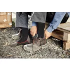 James&Nicholson zokni Worker Warm fekete-szürke-piros