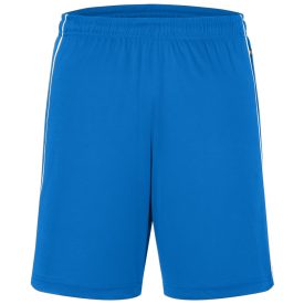   James&Nicholson rövidnadrág Basic Team Shorts 135 királykék-fehér