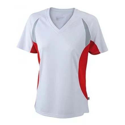 James & Nicholson Ladies' V-Neck Running Shirt
