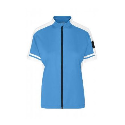 James&Nicholson biciklis női mez Bike-T 150 kék-fehér