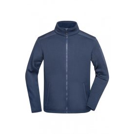   James&Nicholson pulóver Knitted Fleece 320 tengerkék-tengerkék