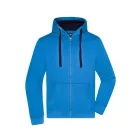 James&Nicholson pulóver Premium Hooded 310 cobalt-tengerkék
