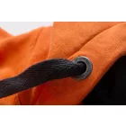 James&Nicholson pulóver Premium Hooded 310 narancs-carbon