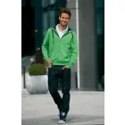 James&Nicholson pulóver Premium Hooded 310 zöld-carbon