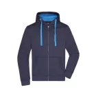 James&Nicholson pulóver Premium Hooded 310 tengerkék-cobalt