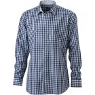 James & Nicholson Poplin Checked Shirt longsleeve