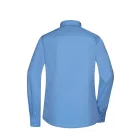 James&Nicholson hosszú ujjú női ing Popline Shirt 105 aqua