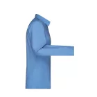 James&Nicholson hosszú ujjú női ing Popline Shirt 105 aqua