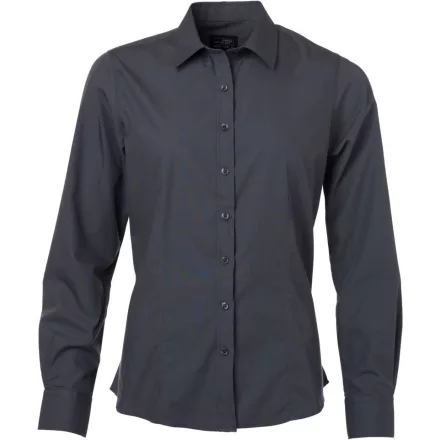 James & Nicholson Popline Shirt longsleeve