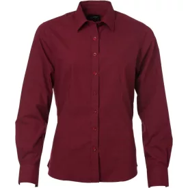 James & Nicholson Popline Shirt longsleeve