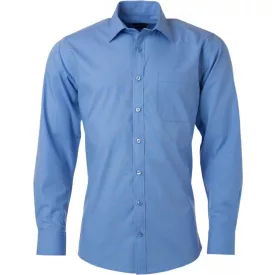 James & Nicholson Popline Shirt longsleeve