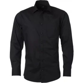 James & Nicholson Popline Shirt longsleeve