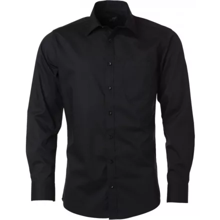 James & Nicholson Popline Shirt longsleeve