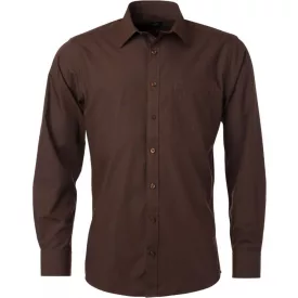 James & Nicholson Popline Shirt longsleeve