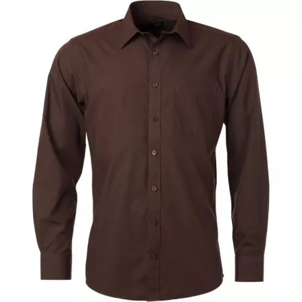 James & Nicholson Popline Shirt longsleeve