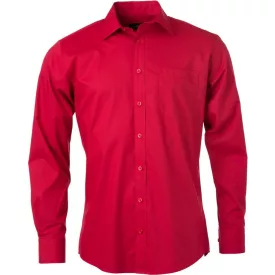 James & Nicholson Popline Shirt longsleeve