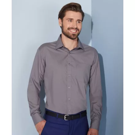 James & Nicholson Popline Shirt longsleeve