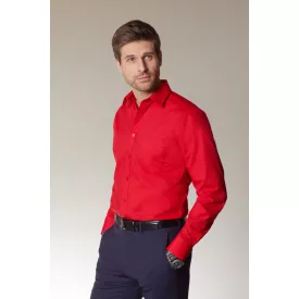 James & Nicholson Popline Shirt longsleeve