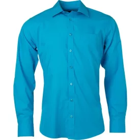 James & Nicholson Popline Shirt longsleeve