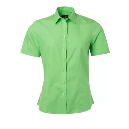 James & Nicholson Popline Shirt shortsleeve