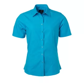 James & Nicholson Popline Shirt shortsleeve
