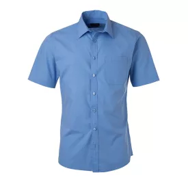 James & Nicholson Popline Shirt shortsleeve