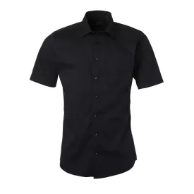 James & Nicholson Popline Shirt shortsleeve