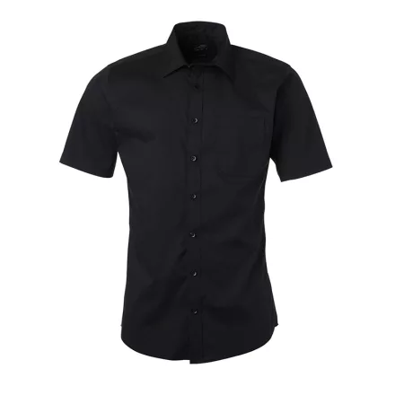 James & Nicholson Popline Shirt shortsleeve