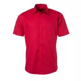 James & Nicholson Popline Shirt shortsleeve