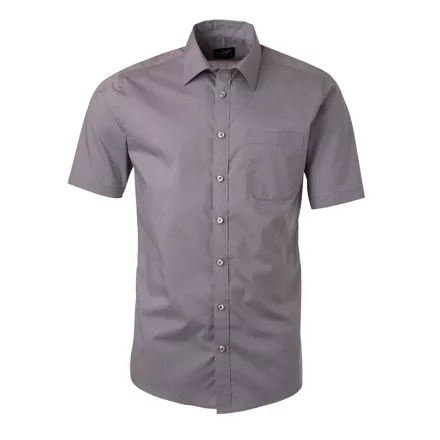 James & Nicholson Popline Shirt shortsleeve