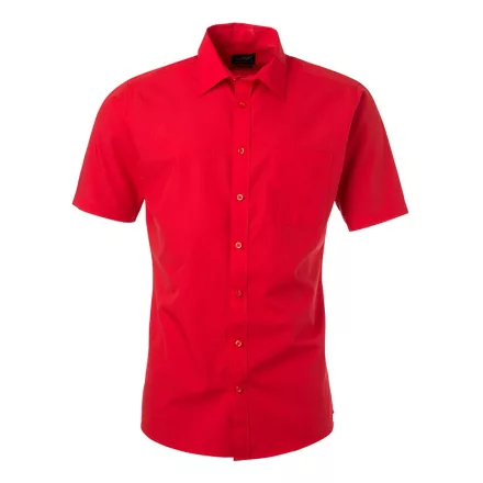 James & Nicholson Popline Shirt shortsleeve