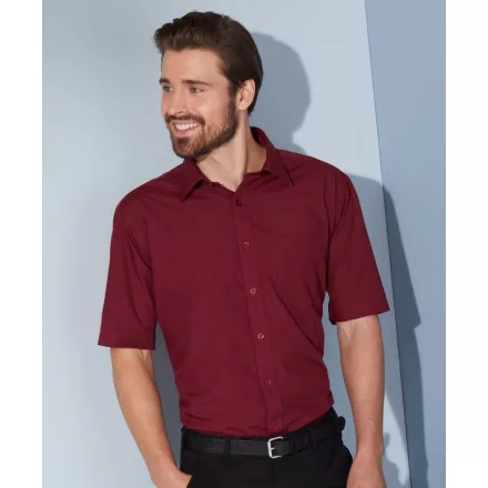 James & Nicholson Popline Shirt shortsleeve