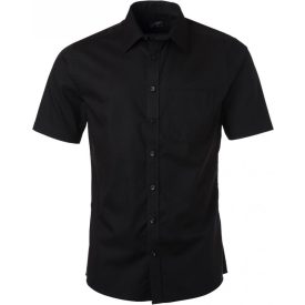 James & Nicholson Micro-Twill Shirt shortsleeve
