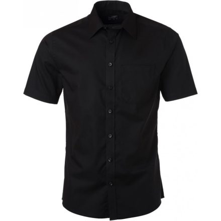 James & Nicholson Micro-Twill Shirt shortsleeve