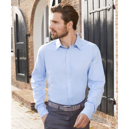 James & Nicholson Herringbone Shirt longsleeve