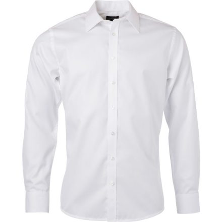 James & Nicholson Herringbone Shirt longsleeve