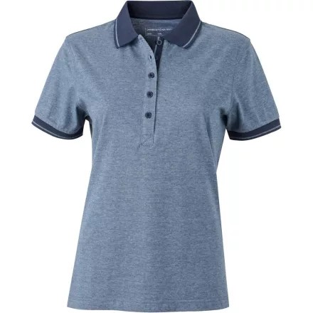 James & Nicholson Ladies' Jersey Heather Polo