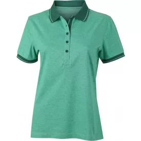 James & Nicholson Ladies' Jersey Heather Polo