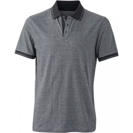 James & Nicholson Mens' Jersey Heather Polo
