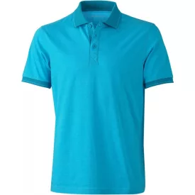 James & Nicholson Mens' Jersey Heather Polo