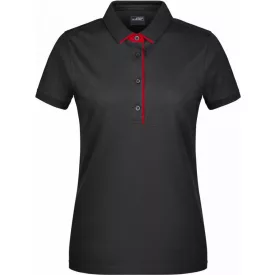 James & Nicholson Ladies Piqué Polo Single Stripe