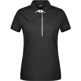 James & Nicholson Ladies Piqué Polo Single Stripe
