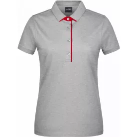 James & Nicholson Ladies Piqué Polo Single Stripe