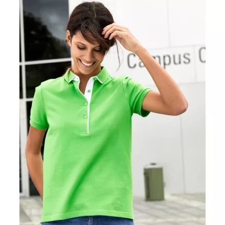 James & Nicholson Ladies Piqué Polo Single Stripe