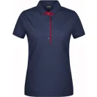 James & Nicholson Ladies Piqué Polo Single Stripe