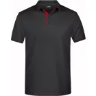 James & Nicholson Men's Piqué Polo Single Stripe
