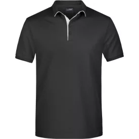 James & Nicholson Men's Piqué Polo Single Stripe