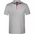 James & Nicholson Men's Piqué Polo Single Stripe